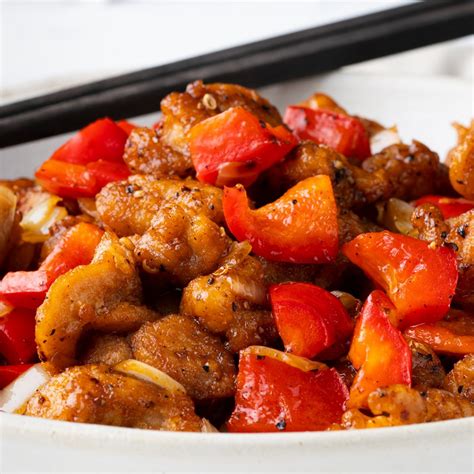 Chinese Pepper Chicken - Marion's Kitchen