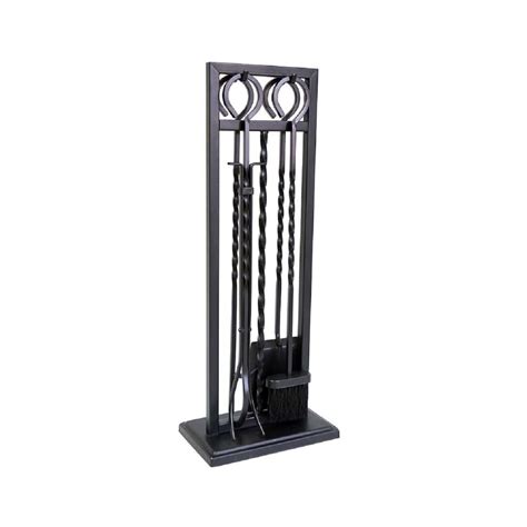 Shop Style Selections 4-Piece Steel Fireplace Tool Set at Lowes.com