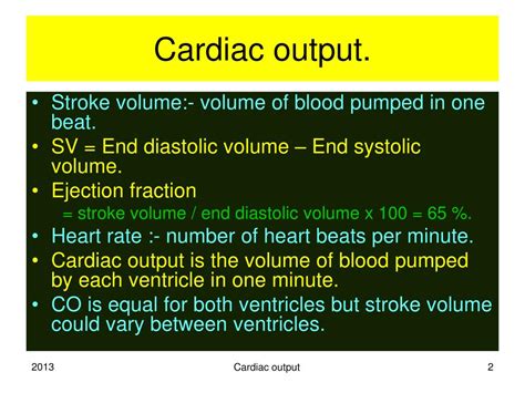 PPT - Cardiac Output PowerPoint Presentation, free download - ID:6265227