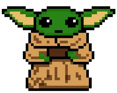 The Child (Baby Yoda) Pixel Art by Dev25089 on DeviantArt