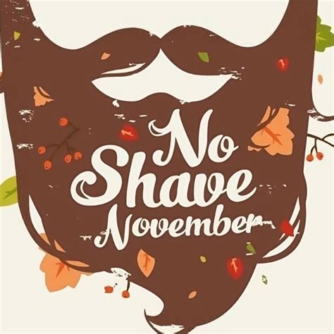 No shave November template | PosterMyWall