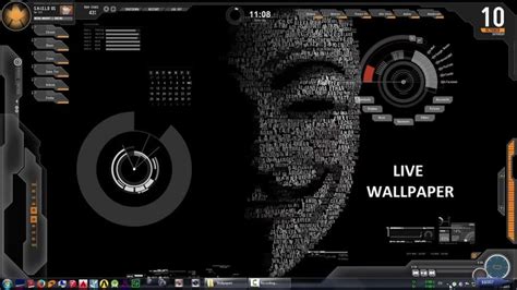 Transform Your Desktop with Dynamic Rainmeter Live Wallpaper