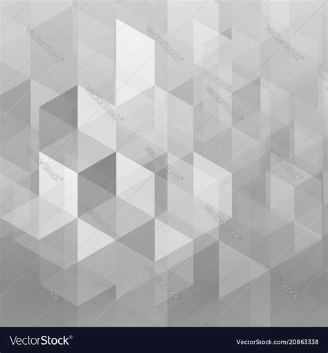 Abstract gray overlap geometric background Vector Image