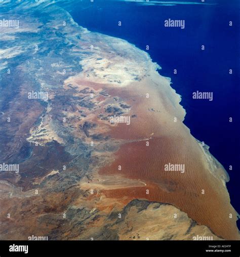 Namib Desert & Skeleton Coast Namibia from Space Stock Photo - Alamy