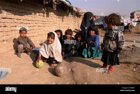 Kabul, Afghanistan. 13th Feb, 2016. Afghan displaced children play ...