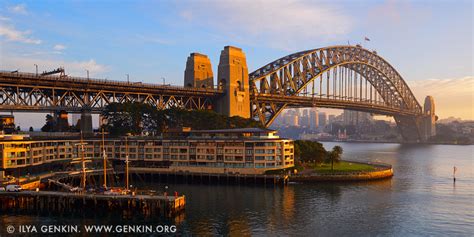 Sydney Harbour Bridge and The Park Hyatt Hotel on Early Morning Print ...