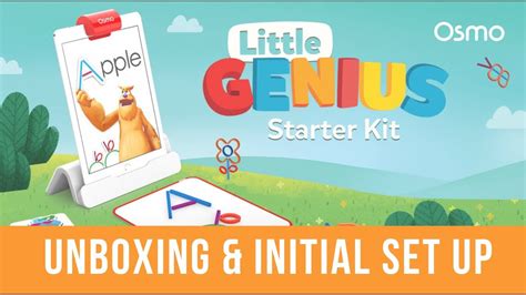 Osmo Little Genius Starter Kit Unboxing & Initial Setup iPad - YouTube