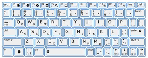 Laptop Keyboard Layout Printable