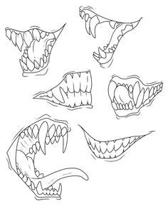 Monster Teeth Drawing at GetDrawings | Free download