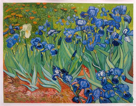 Irises (getty) - Vincent Van Gogh Hand-painted Oil Painting, Post ...