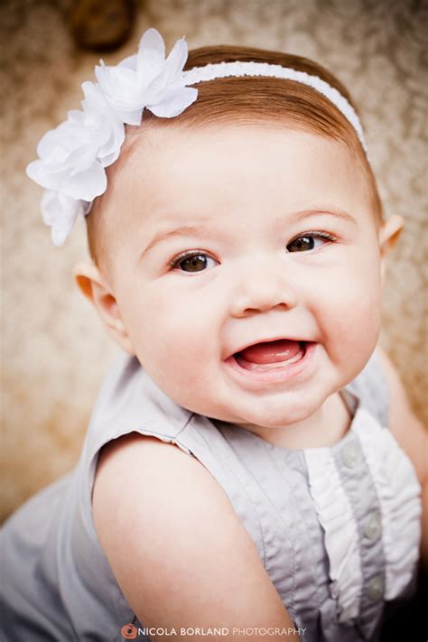 Cutest 6 Month Old Baby Girl {Hannah} | Nicola Borland Photography