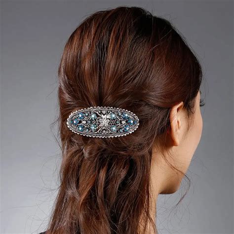 3pcs Hair Clips Vintage Temperament Decorative Crystal Hair Accessories ...