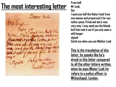 Jack The Ripper Letters Translated