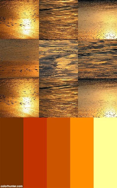 Golden Sunset Color Scheme from colorhunter.com Sunset Color Palette ...