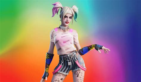 Download 1024x600 wallpaper harley quinn, fortnite skin, video game ...