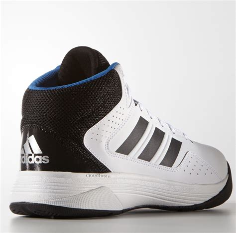 adidas Leather Neo Cloudfoam Ilation Mid Basketball Shoes in Black for ...