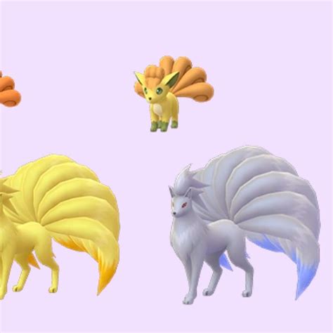 Shiny Vulpix And Ninetales Sprites