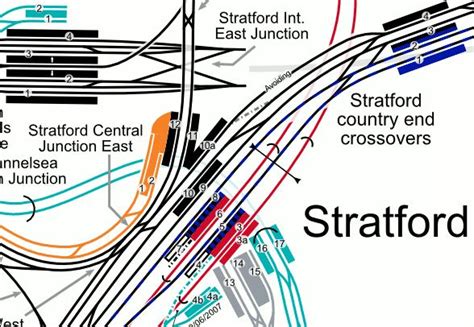 Stratford Station Platform Map