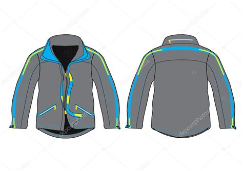 Vector jacket design template — Stock Vector © rebermant #28473415