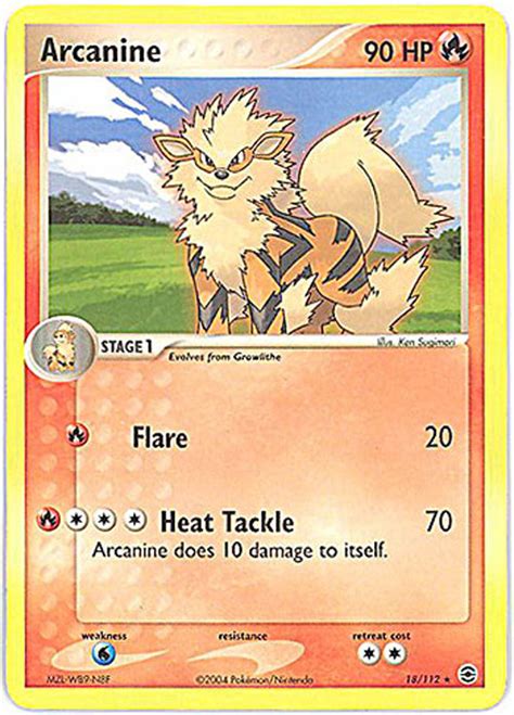 Arcanine Pokemon Card