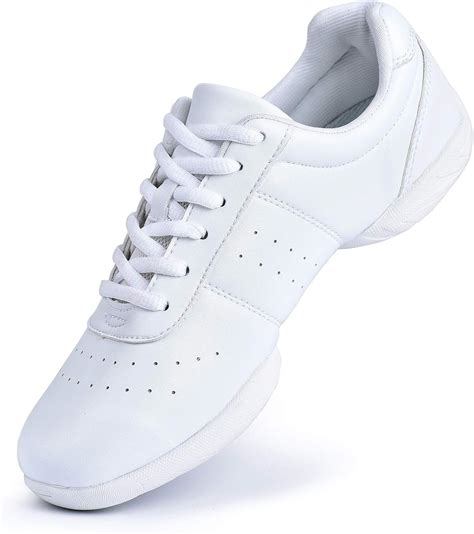 Amazon.com | Smapavic Cheer Shoes Women White Cheerleading Dance Shoes ...