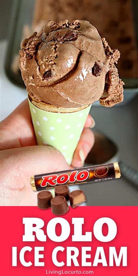 Rolo Ice Cream Recipe with Printable Ice Cream Cone Wrappers