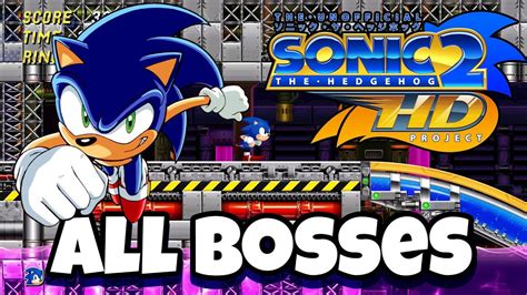 Sonic 2 HD - All Bosses (Beta) - YouTube