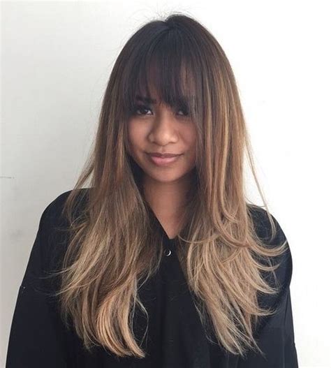 23 Cute, Effortless Long Hairstyles with Bangs and Layers - Hairstyles ...