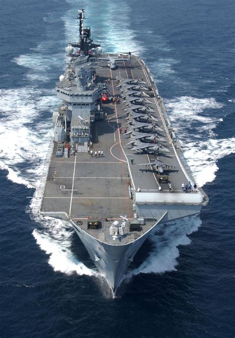 Aircraft Carrier in the Ocean