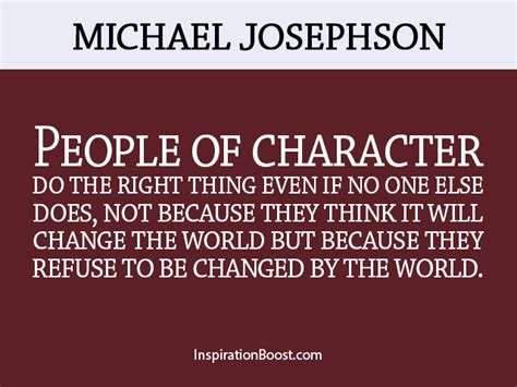 Michael Josephson Character Quotes | Inspiration Boost