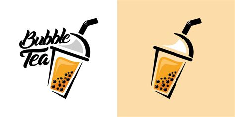 bubble tea logo 3578858 Vector Art at Vecteezy