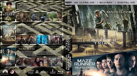 The Maze Runner Triple Feature Custom 4K UHD Cover - DVDcover.Com