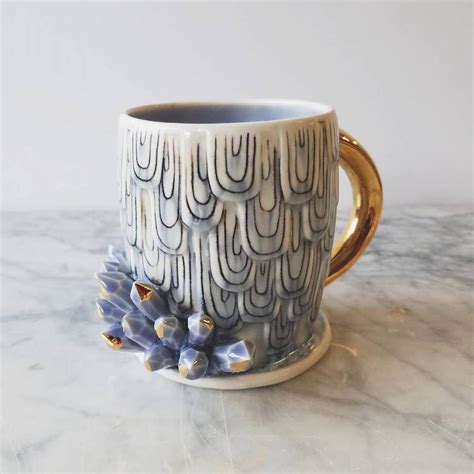 Custom Ceramic Coffee Mugs Doubles as Sculptural Works of Art