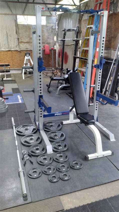 Pro HR600 Fitness Gear Squat rack / gym / gymnasio / Olympic weights ...