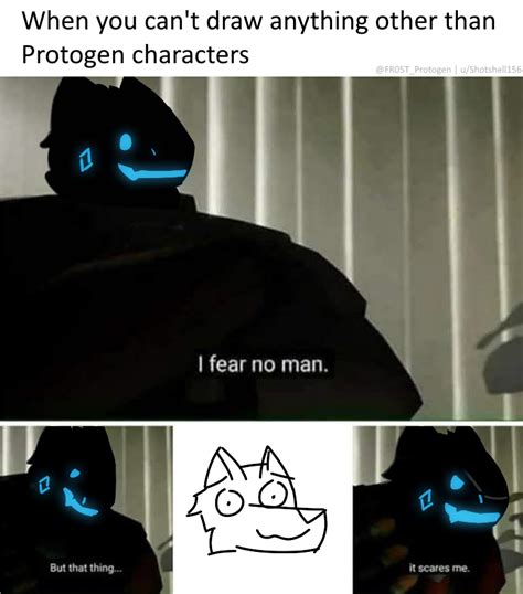 The only thing I can draw are Protogen memes help : r/protogen