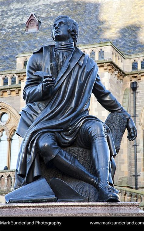 Robert Burns Statue in Albert Square Dundee Scotland - Mark Sunderland ...