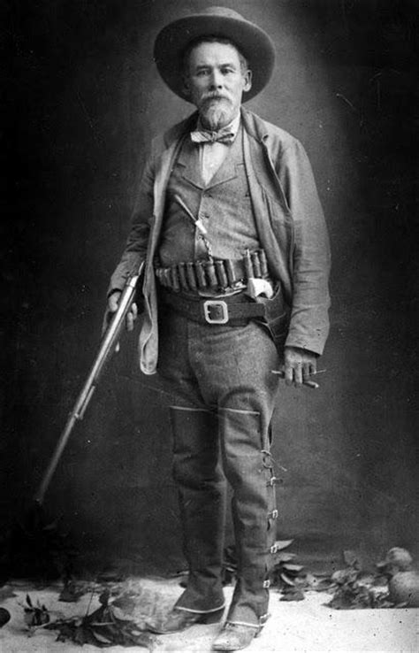 Old West Gunfighter and Sheriff Texas John Slaughter Posing With His ...