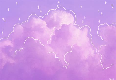 Aesthetic Purple Clouds Wallpapers - Wallpaper Cave