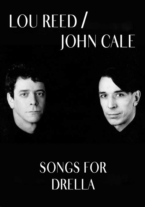 Lou Reed & John Cale: Songs for Drella - stream