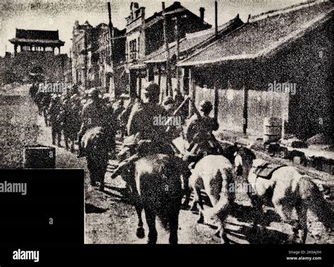 Japanese invaders invaded the Chinese city of Shenyang through the west ...