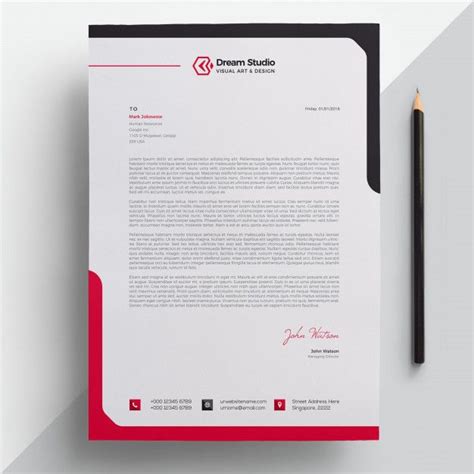 Premium Vector | Letterhead | Company letterhead template, Professional ...