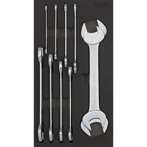 Metric Double Open Wrench Set, 10-PCS - SMALL SFS - Sonic Tools