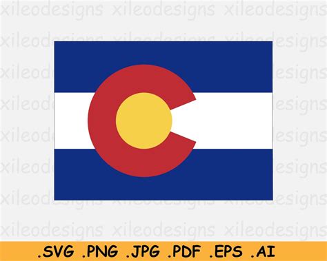 Colorado Map Flag SVG, CO USA United States Flag Map, State Border Map ...