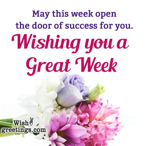 Happy New Week Wishes - Wish Greetings