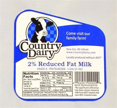 Glass Milk Bottle Label - Custom Printed Labels & Beautifully Crafted ...