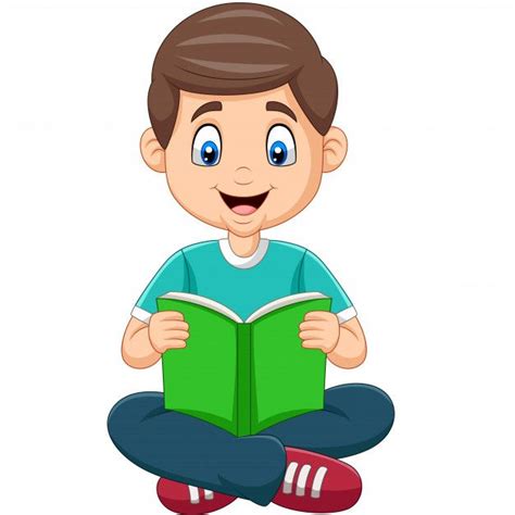 Dibujos Bonitos De Niños Leyendo | Dibujos Bonitos