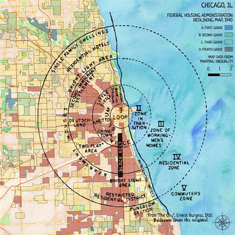 Burgess concentric circle map in GIS - Bike Lab