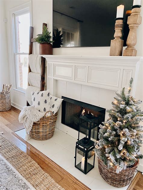 Cozy Winter Fireplace Decor Essentials | She Gave It A Go