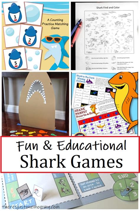 Educational Shark Games | There's Just One Mommy