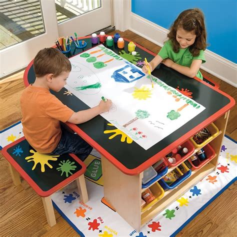 Kids Art Tables With Storage - Foter